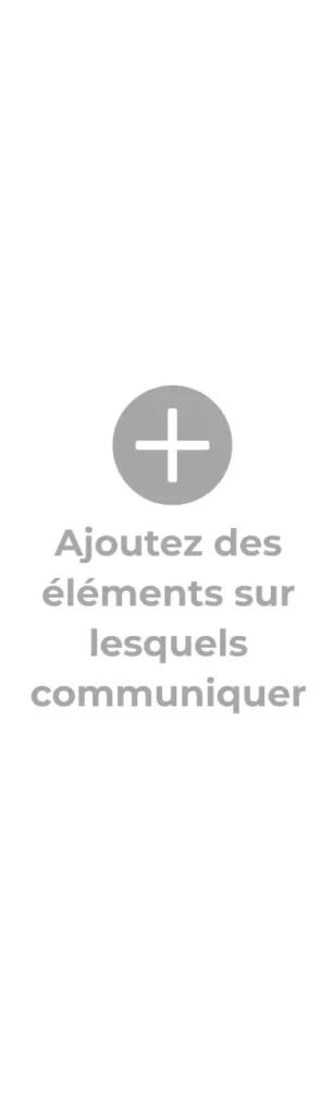Illustration de la carte permettant d’ajouter des éléments pour communiquer les engagements éco-responsables via la plateforme d’éco-conception textile et chaussure Darwie 360
